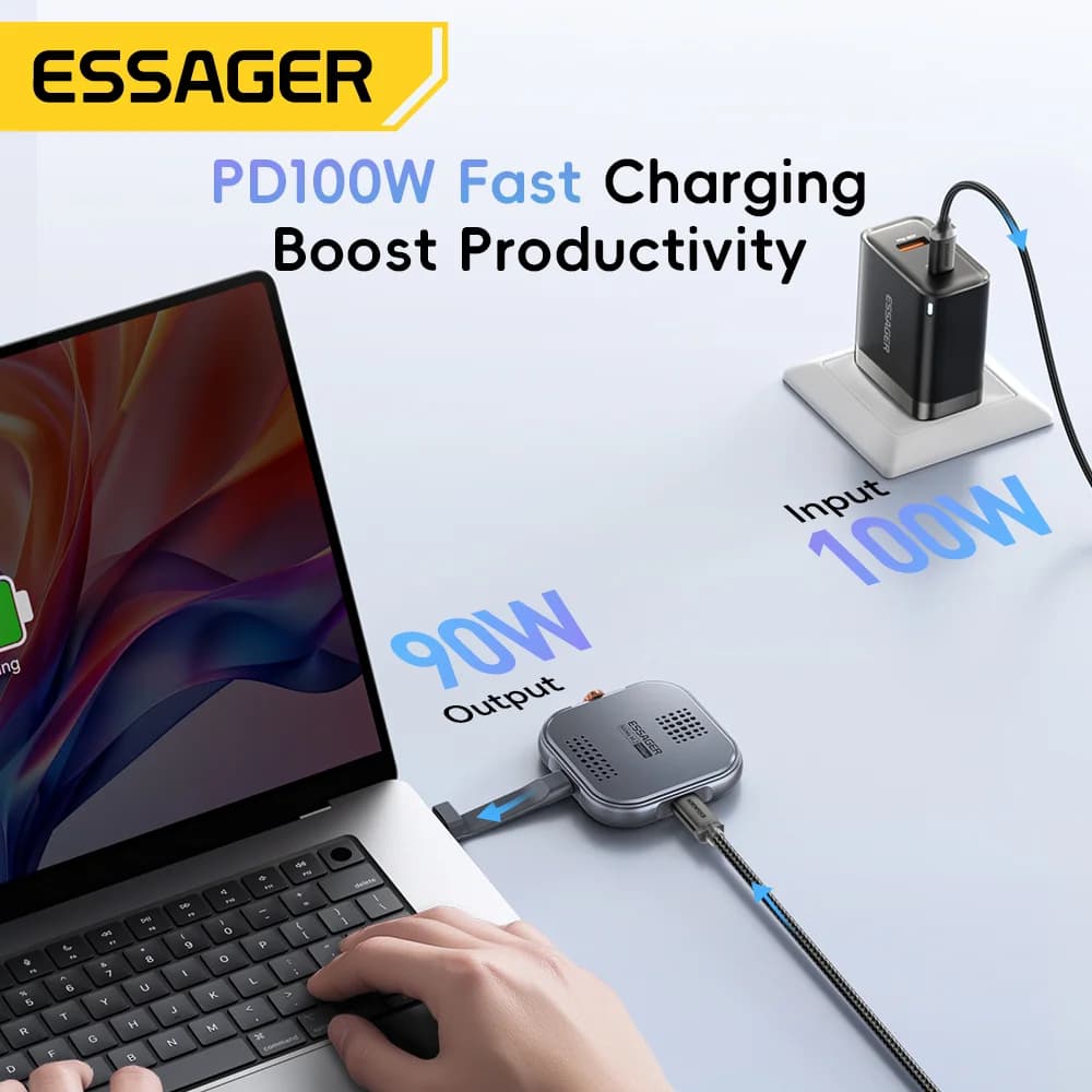 M.2 NVMe SSD Behuizing USB 3.2 Gen2 10Gbps