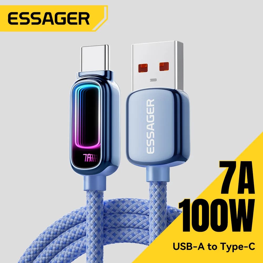 7A 100W PD Snellaadkabel USB-C