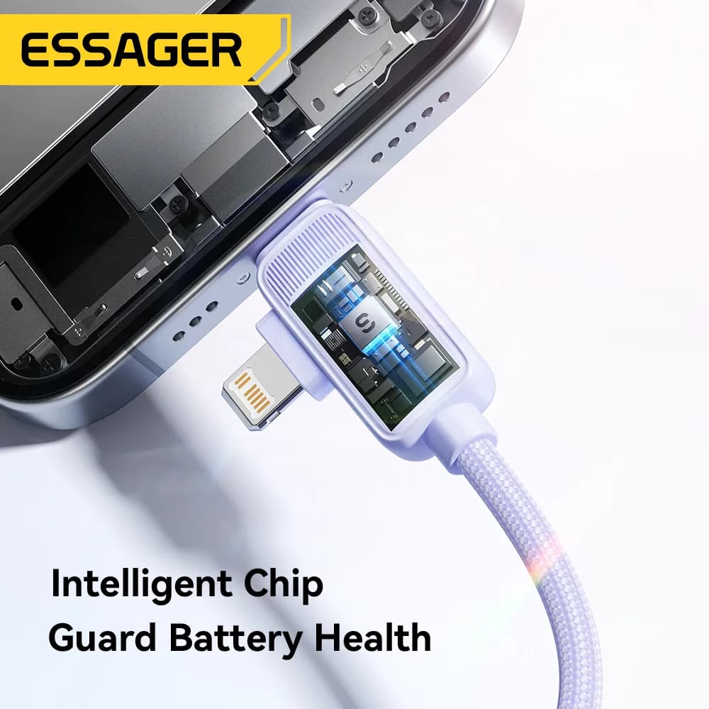 2-in-1 60W USB-C naar Lightning Snellaadkabel