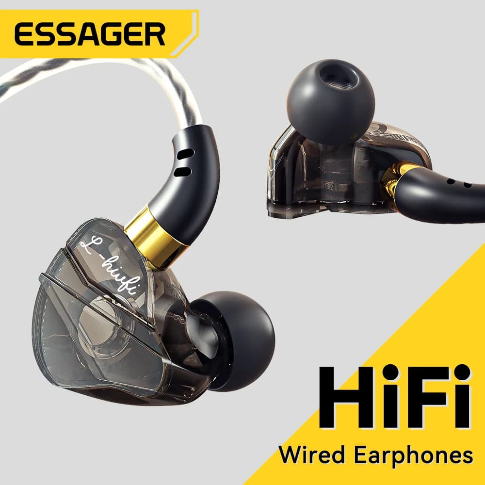 3,5mm bedrade in-ear koptelefoon met microfoon