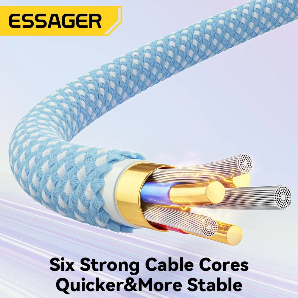 100W USB-C naar USB-C Kabel, 5A PD Snel Opladen