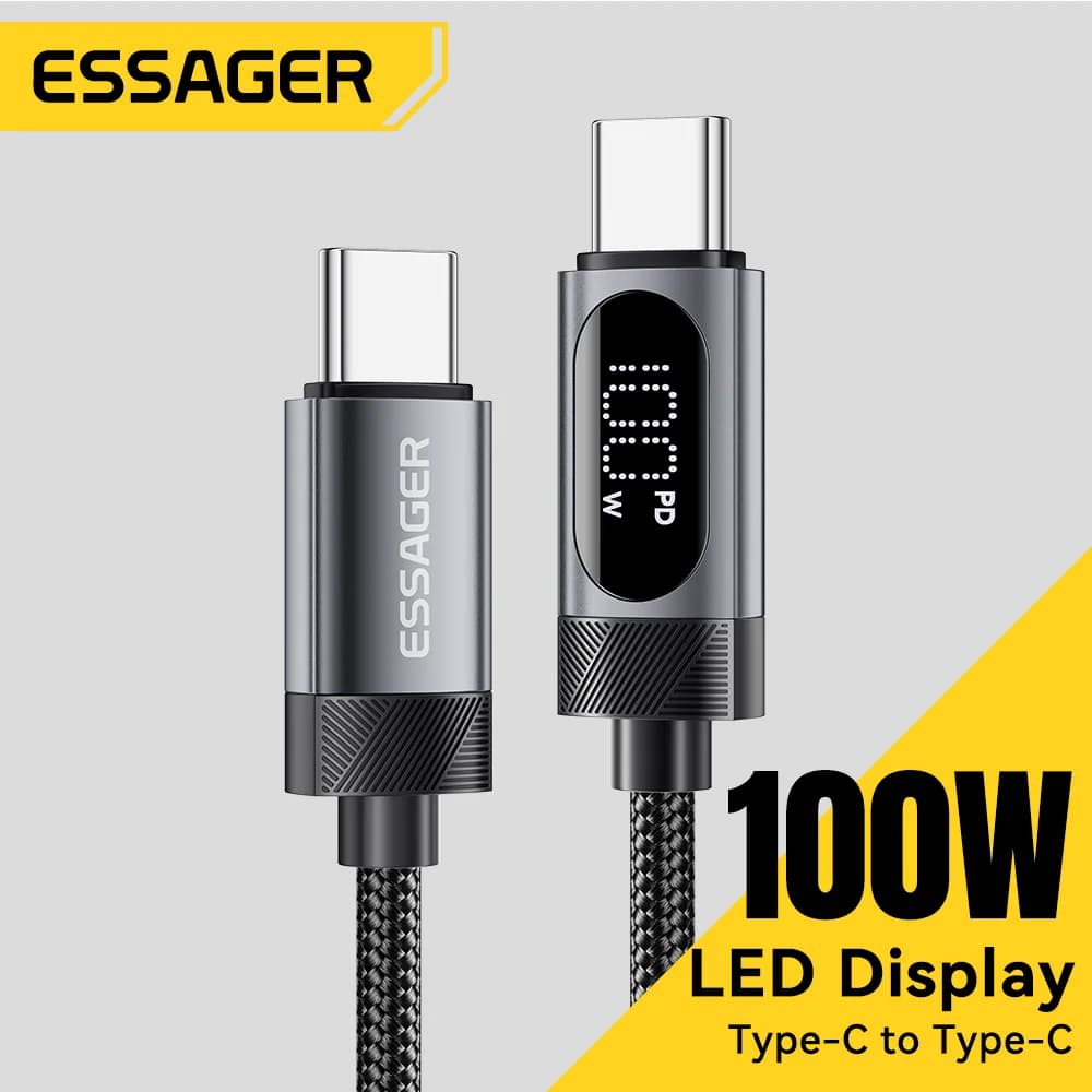 100W USB-C naar USB-C snellaadkabel