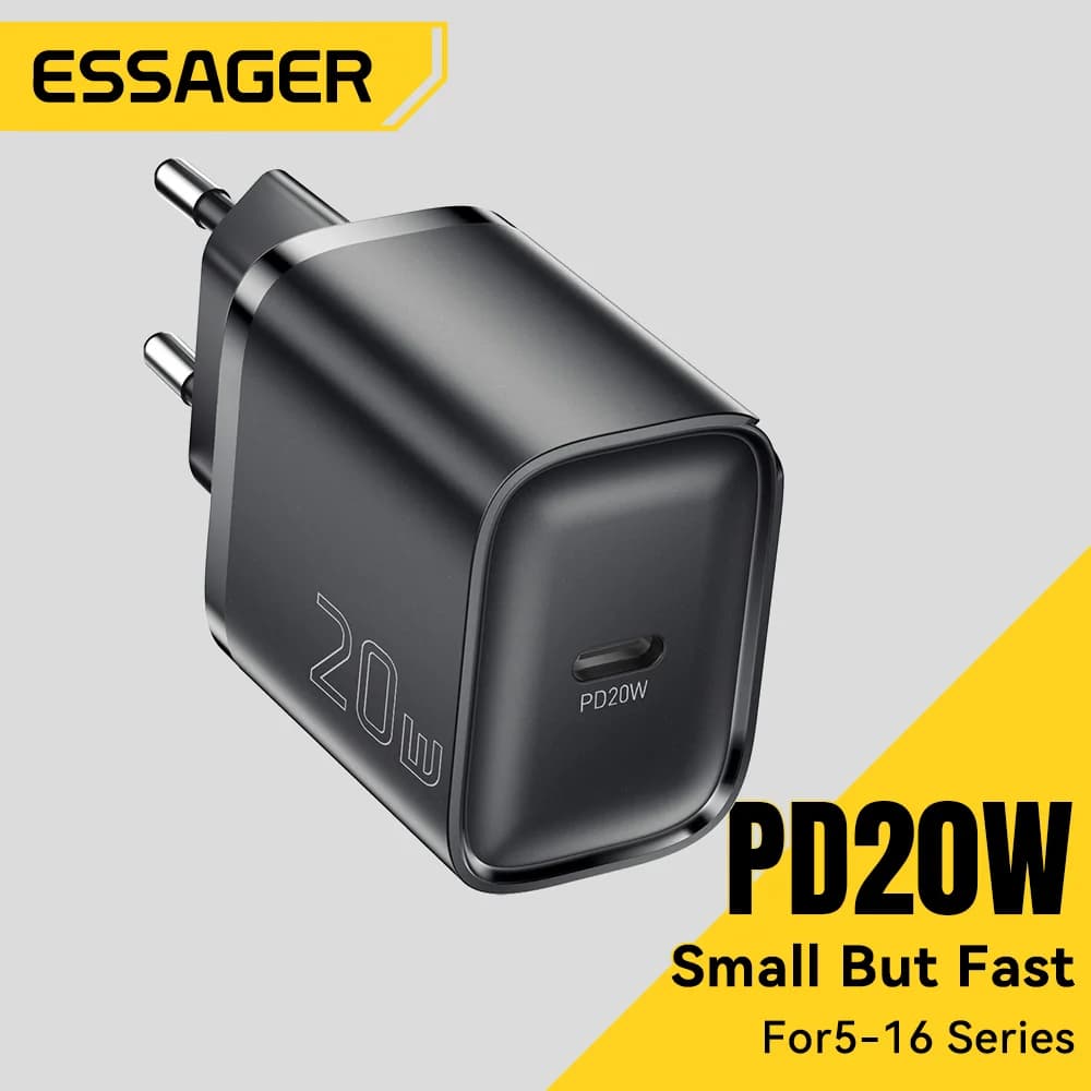 Mini 20W USB-C PD Wandoplader