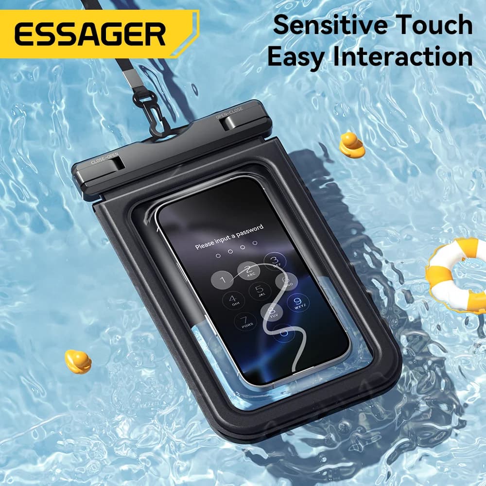 IPX8 Waterdichte Telefoonhoes met Dubbel Zakje