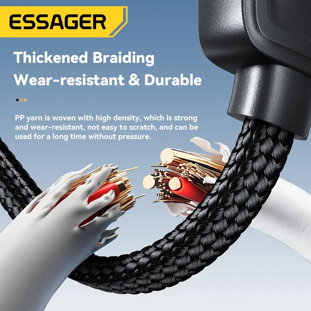 Draagbare 4-in-1 multi USB-oplaadkabel