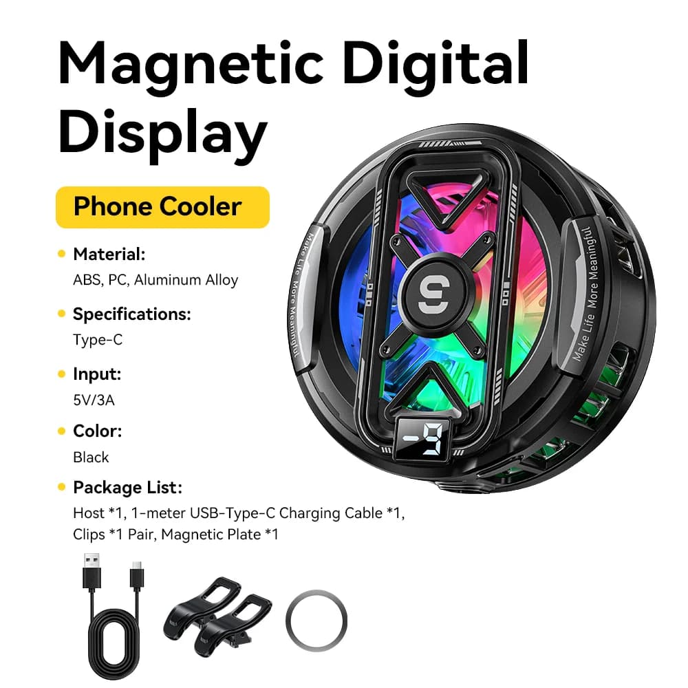 Magnetische digitale telefoonkoeler radiator