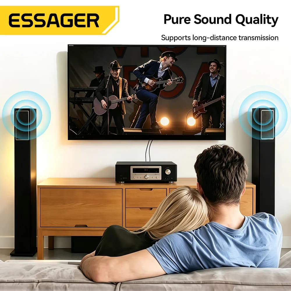 3,5 mm naar dubbele RCA audio splitterkabel