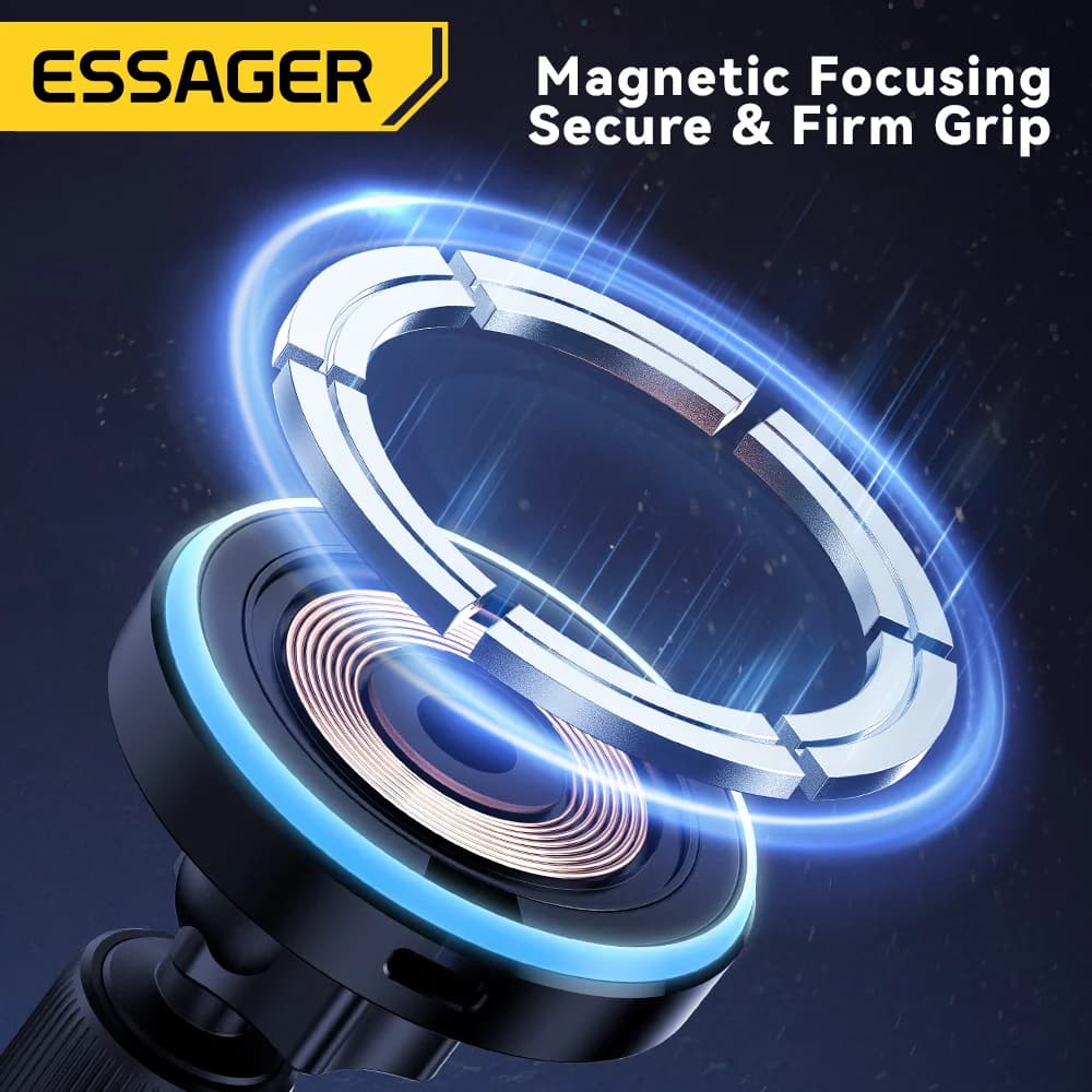15W Magnetische Draadloze Autolader Beugel met LED
