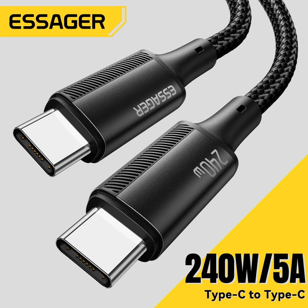 240W USB-C naar USB-C PD 3.1 super snelle oplaadkabel