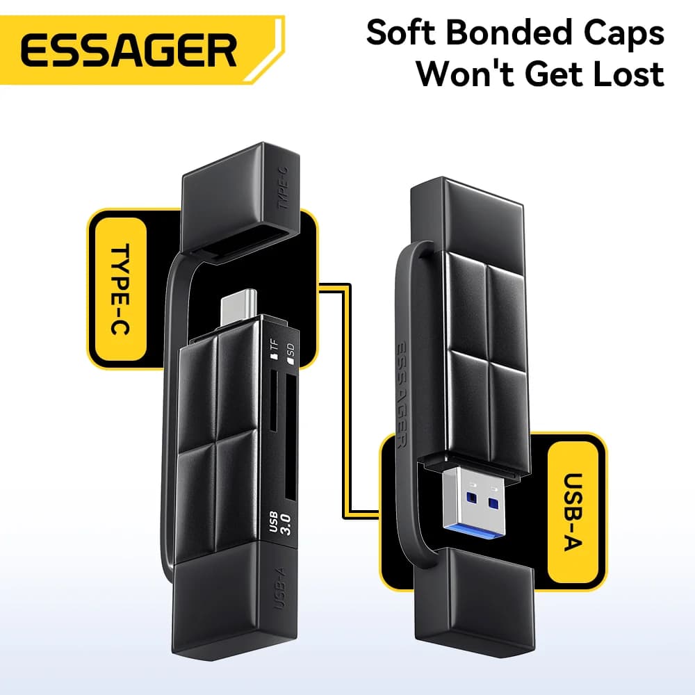 USB 3.0 en Type-C SD/Micro SD Kaartlezer